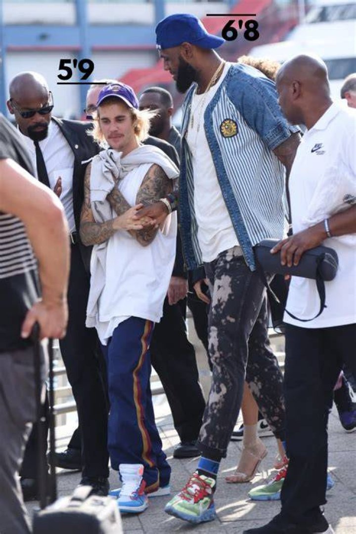 Height Comparison Justin Bieber vs Hailey Baldwin and Selena Gomez