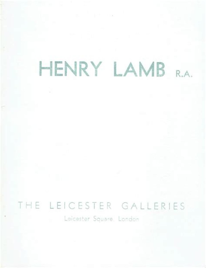 Henry Lamb (England 18831960), David John, oil/canvas, 1922. David