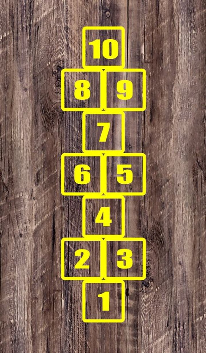 Hopscotch Jump Skip Game recess Kid Nursery Removable Vinyl Etsy