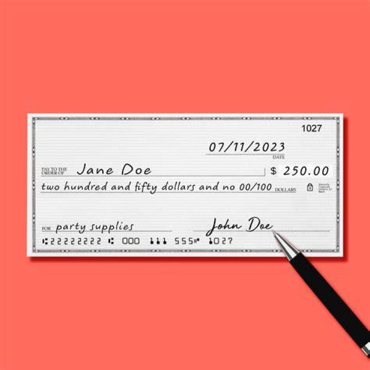 How Do You Write A Check For 10000 Dollars? New
