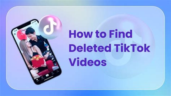 How to Find Deleted TikTok Videos StepByStep Guide [2023] Vista