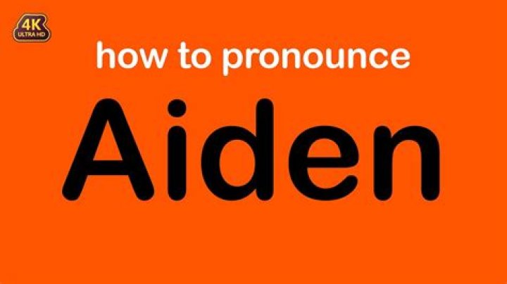 How To Pronounce Aiden in Chinese？Aiden 在中国怎么读？ YouTube
