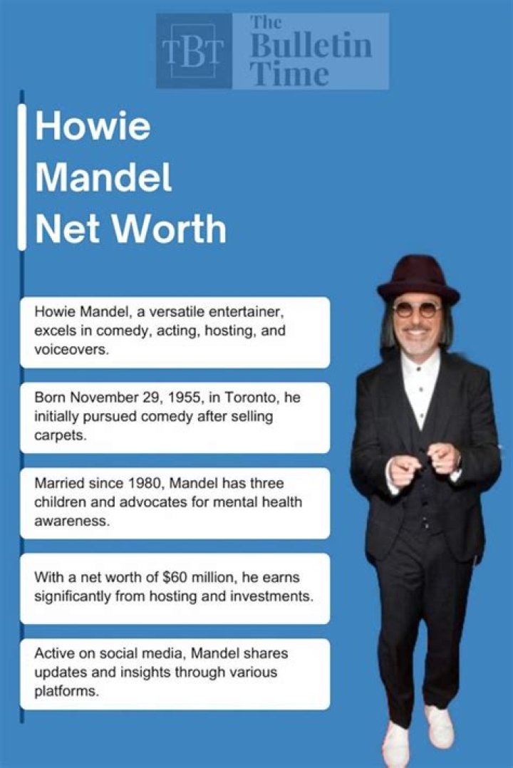 Howie Mandel Ethnicity Biography, Net worth, Age , Family & More