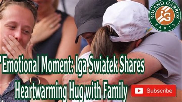 Iga Swiatek Family Video With Parents and Sister Agata Swiatek YouTube