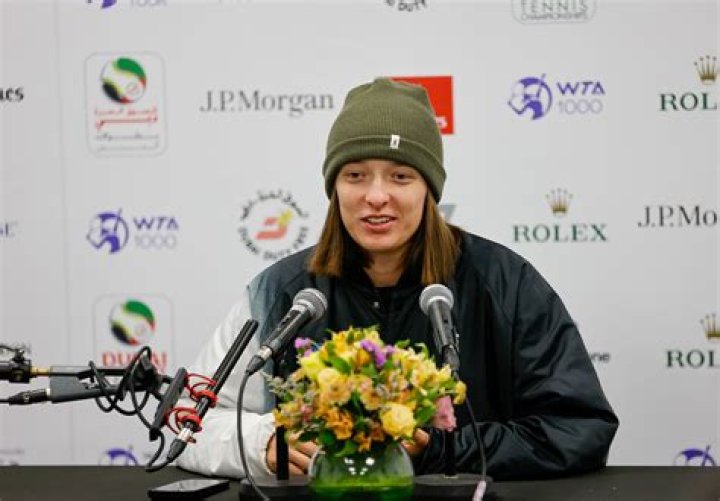 Iga Swiatek Press Conference Dubai Duty Free Tennis Championships