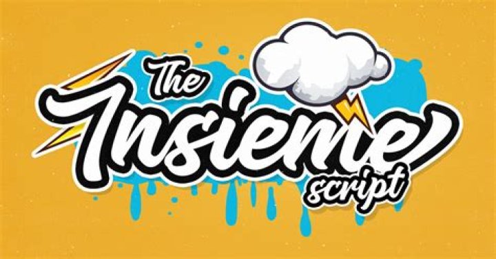 Insieme Script Font Script fonts, Typeface, Script typeface