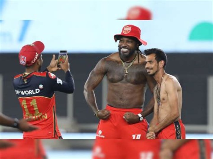 IPL 2021 PBKS troll RCB with shirtless picture of Chris Gayle and