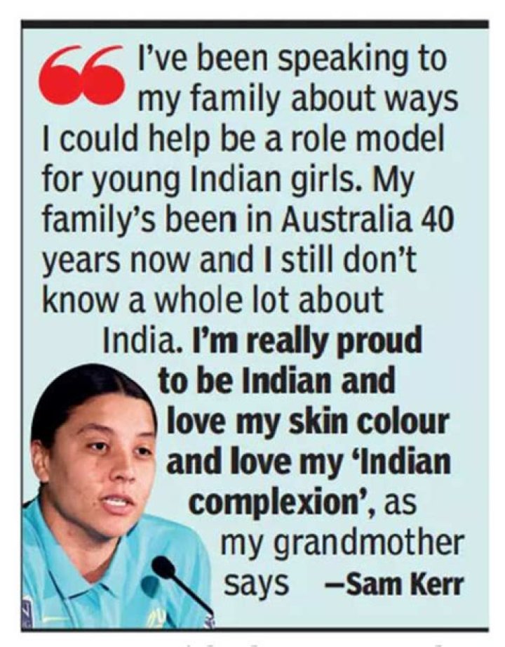 Is Sam Kerr Indian? Parents Nationality And Ethnicity