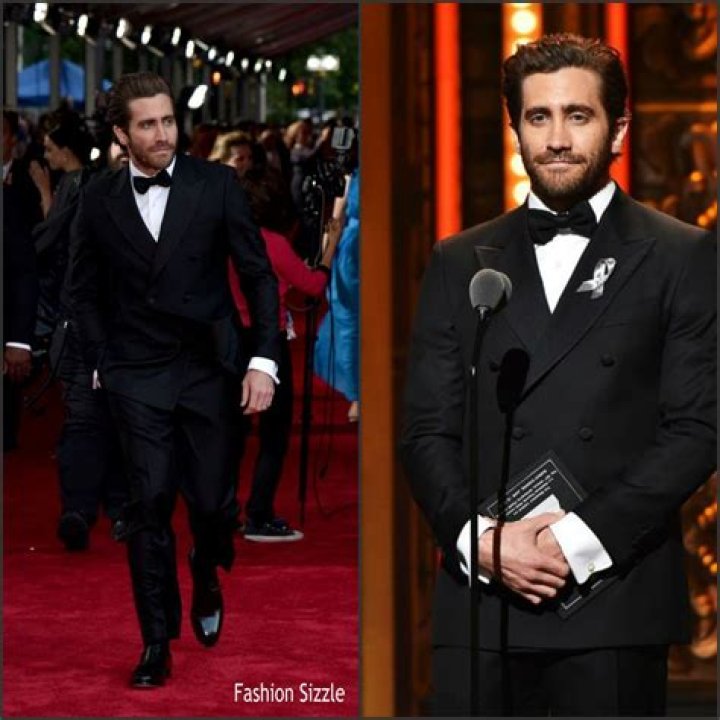 Jake Gyllenhaal in Salvatore Ferragamo at the 70th Annual Tony Awards