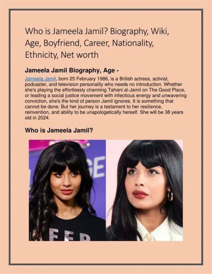 Jameela Jamil&rsquo;s Instagram, Boyfriend, Age, Net Worth & Bio Celeb Tattler