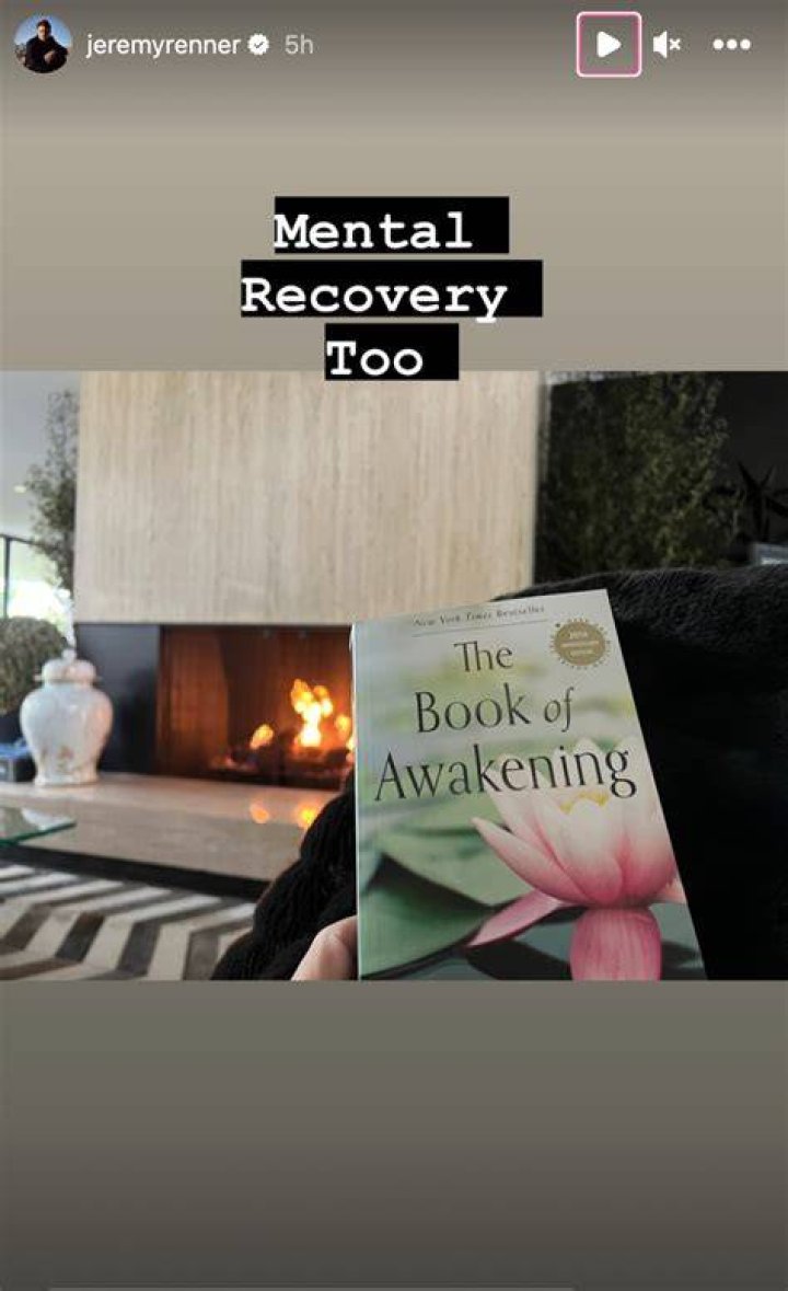 Jeremy Renner Shares Recovery Update Following Snowplow Injury