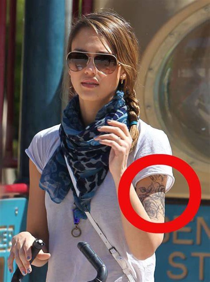 Jessica Alba Tattoos Jessica Alba, Hilary Duff Mike Comrie, Story
