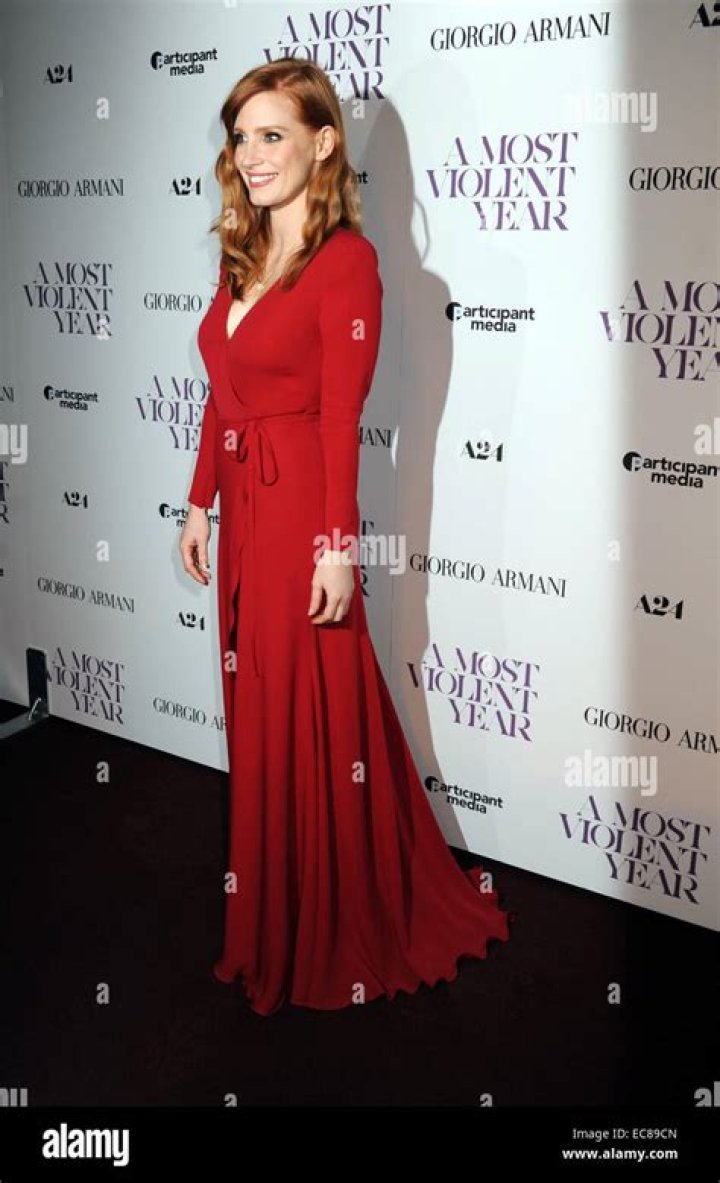 JESSICA CHASTAIN at A Most Violent Year Press Conference in Beverly