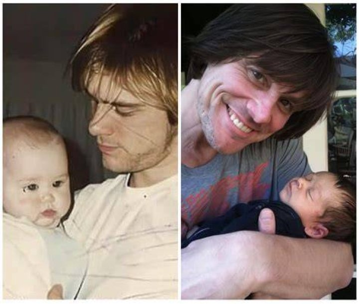 Jim Carrey and grandson at Sonic 2 Family Day Event