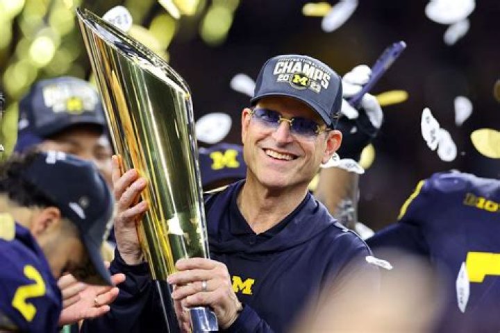 Jim Harbaugh's Daughter, Grace, Reacts To Michigan's National