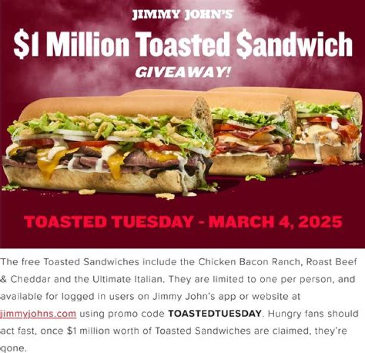 Jimmy Johns Coupons and Discounts