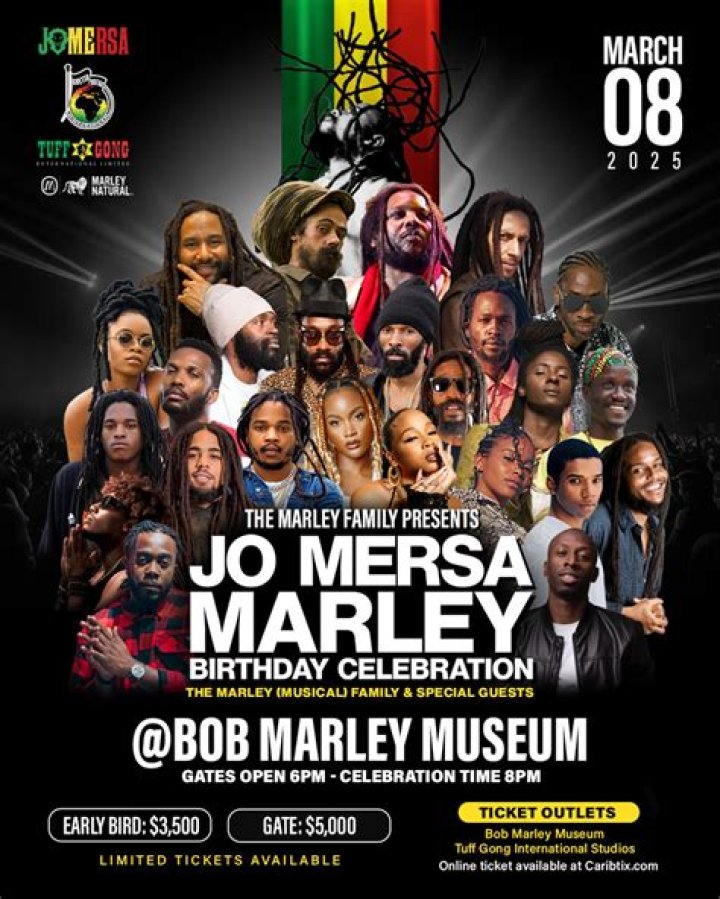 Jo Mersa Marley ／ Fambly May.2018 Reggae bob marley