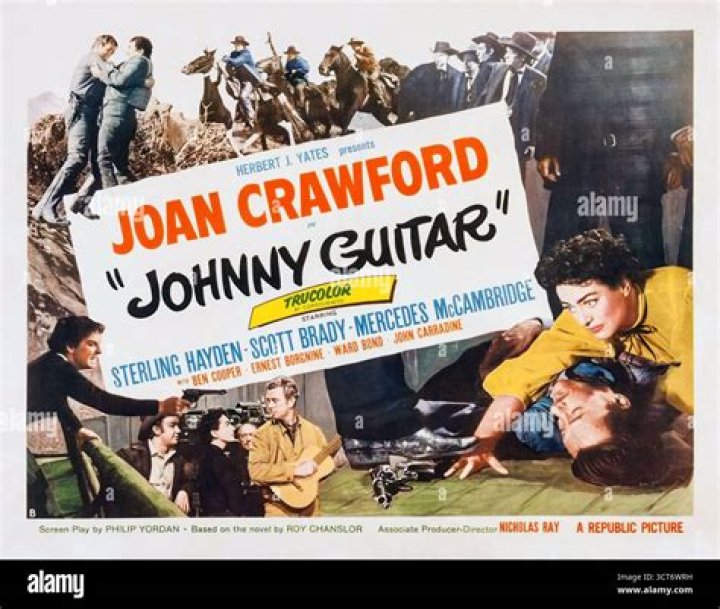 JOAN CRAWFORD in JOHNNY GUITAR (1954), directed by NICHOLAS RAY. Credit
