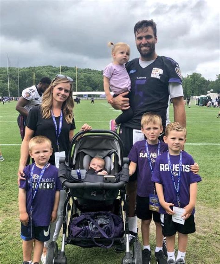 Joe Flacco and his wife Dana