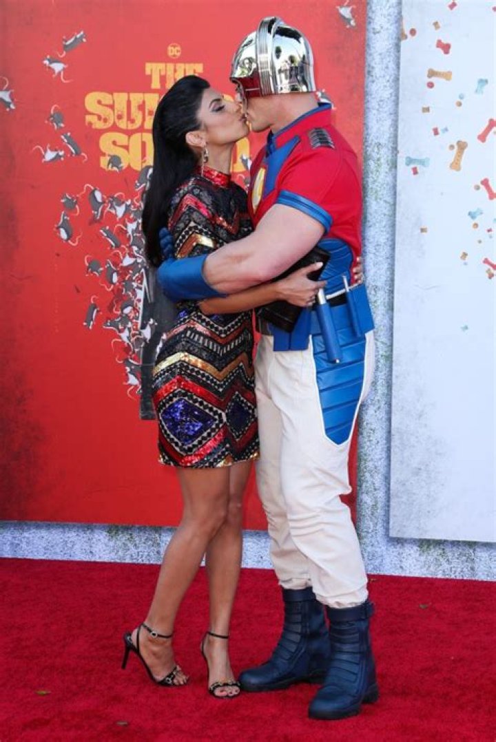 John Cena, Shay Shariatzadeh Kiss, Show PDA at Film Premiere