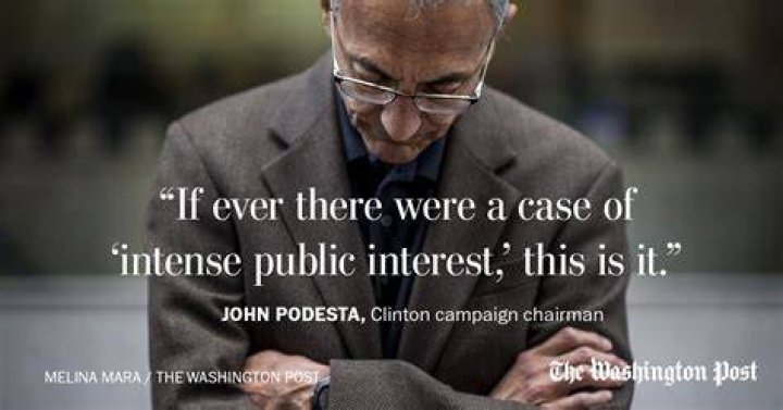John Podesta Something is deeply broken at the FBI The Washington Post