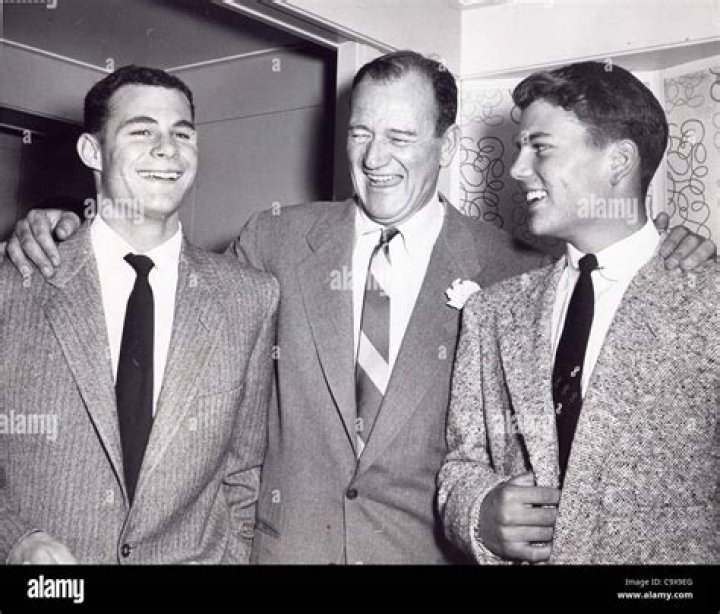 John Wayne, With sons Patrick and Michael he had from his first wife