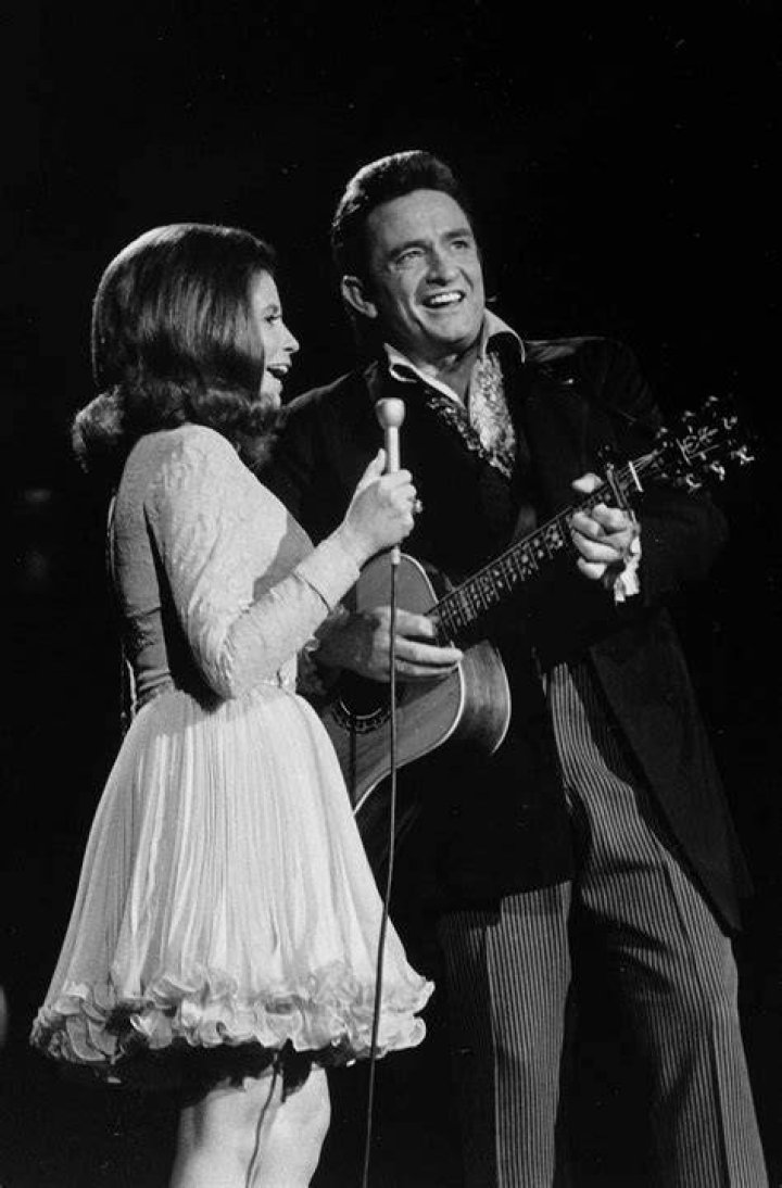 Johnny Cash and June Carter on their wedding day, March 1 Johnny