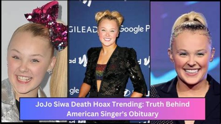 JoJo Siwa&rsquo;s death hoax Is she dead or alive? the truth about JoJo Siwa