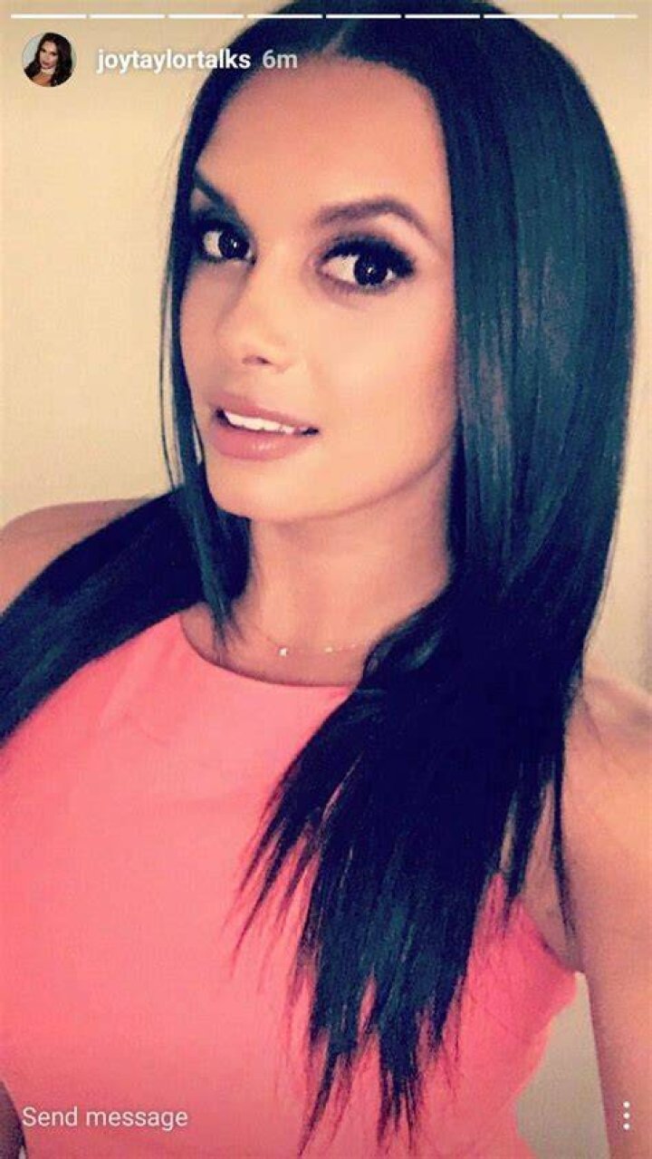 Joy Taylor in Pink Dress Joy taylor, Hot, Colin cowherd