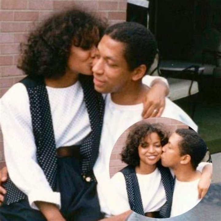 Judge Lynn Toler and her husband "Big E" in 1988. Celebrity couples