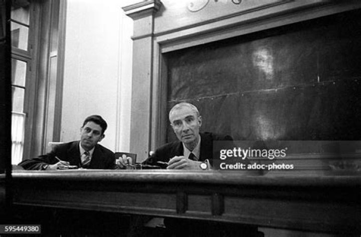 Julius Robert Oppenheimer. American theoretical physicist and professor