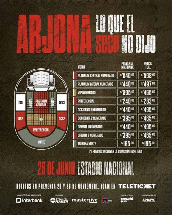 Jun 03, 2023 Ricardo Arjona at Mohegan Sun Arena Uncasville
