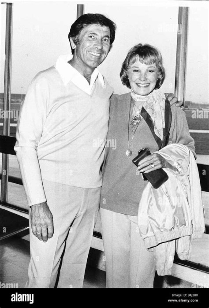 June Allyson actress with her husband David Ashrow At Londons Heathrow