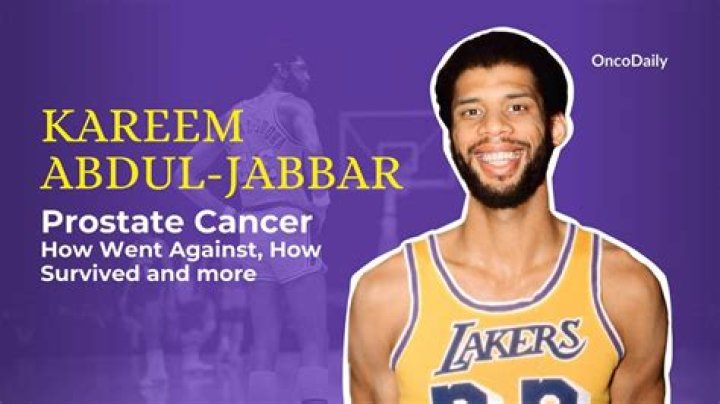 Kareem AbdulJabbar reveals past prostate cancer diagnosis Los