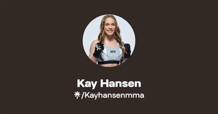 Kay Hansen / kayhansenmma Nude, OnlyFans Leaks, The Fappening Photo