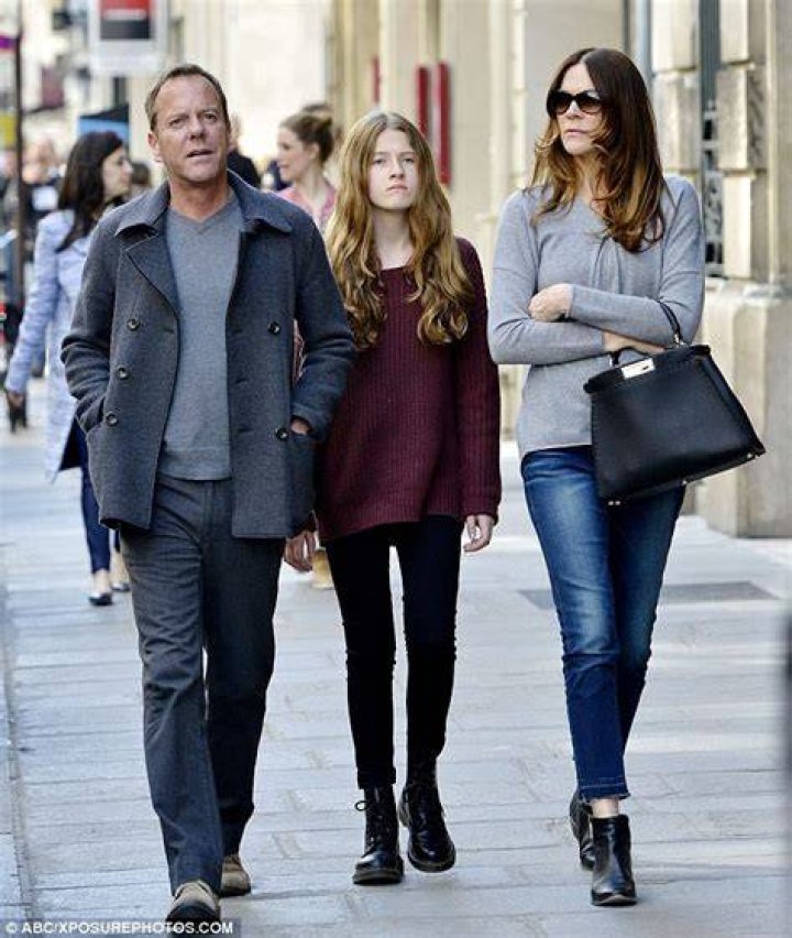 Kiefer Sutherland spotted strolling through the streets of Paris with