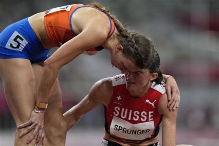 Kindness, empathy highlight humanity of Olympics — AP Photos