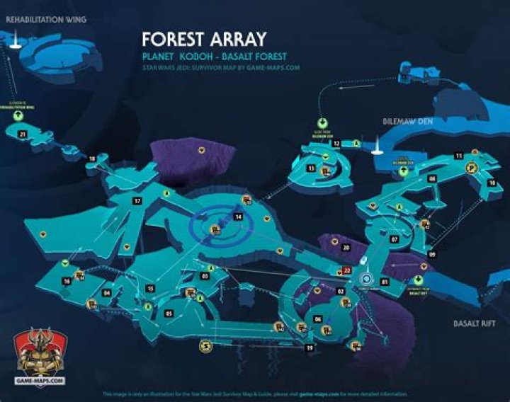Koboh Map for Star Wars Jedi Survivor