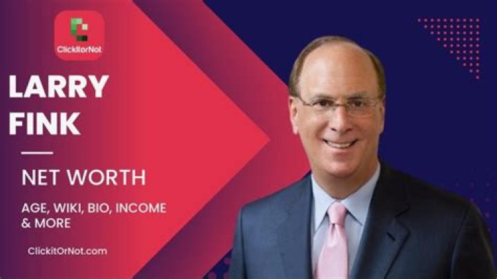 Larry Fink Net worth, Age BioWiki, Wife, Kids, Weight 2022 The
