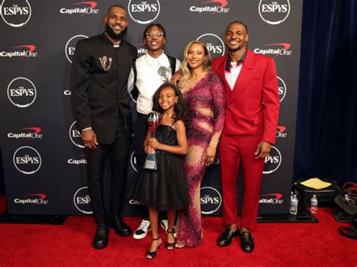 LeBron James&rsquo; Son Bronny Prom Photos With Peyton Gelfuso Go Viral