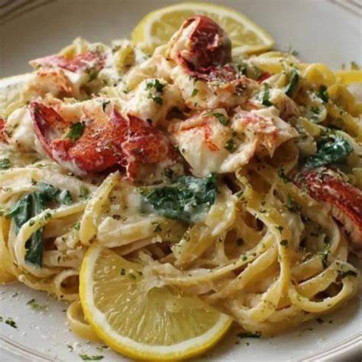 Lobster Pasta With Lemon Cream Sauce My Therapist Cooks