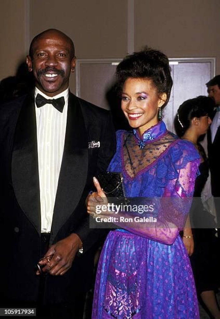 Louis Gossett Jr Left Cyndi James Editorial Stock Photo Stock Image