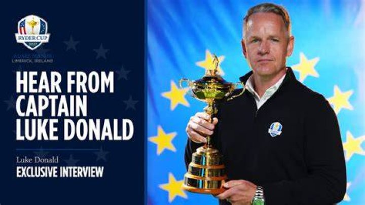 Luke Donald Named Vice Captain of European Ryder Cup Team GolfNewsRI