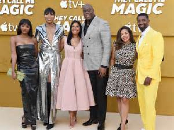 Magic Johnson and His Family &mdash; Including Son EJ &mdash; Hit the Red Carpet