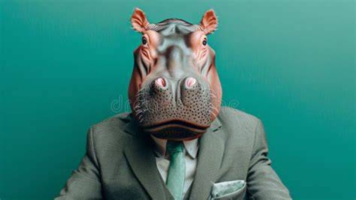 Man Wearing Hippopotamus Mask Photograph by Tdubphoto