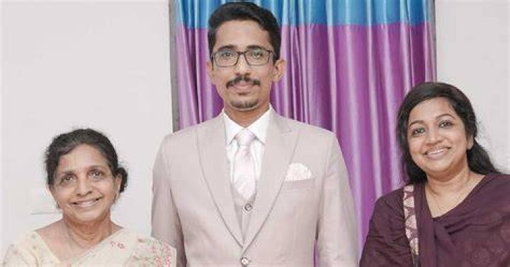 Maria Oommen Husband Richi Mathew & Son Ephinoah Oommen Richi