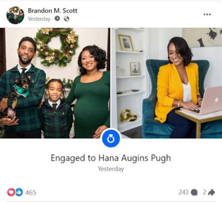 Mayor Brandon Scott gets engaged on Christmas Day to girlfriend Hana