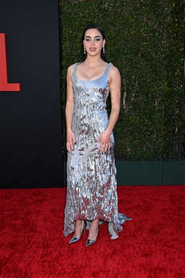 Melissa Barrera Wore Glittering Dress To The Scream (2022) LA Premiere