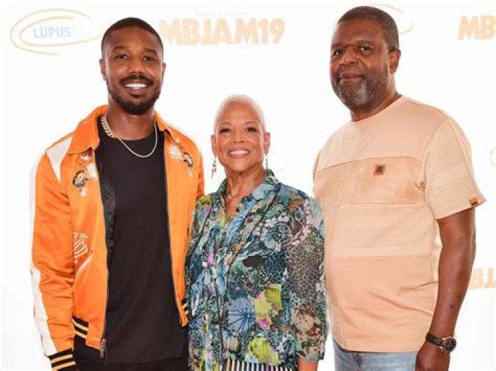 Michael B. Jordan and His Mom at the 2019 Oscars POPSUGAR Celebrity