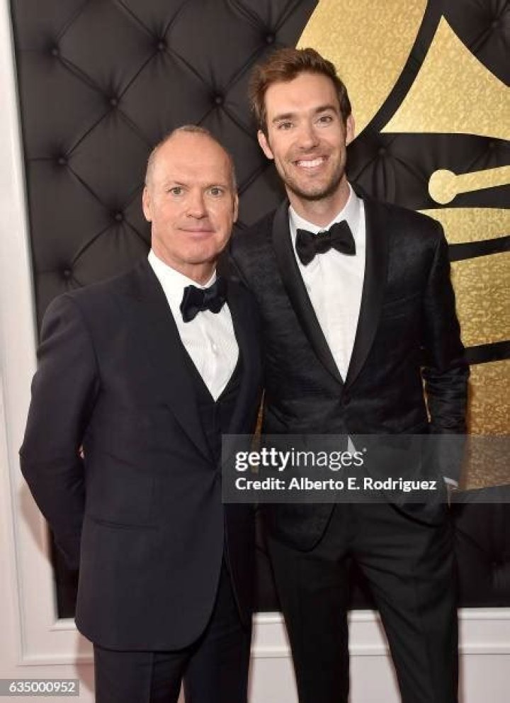 Michael Keaton & Sean Douglas from 2015 Critics' Choice Movie Awards